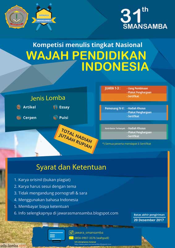 Lomba menulis cerpen november 2018